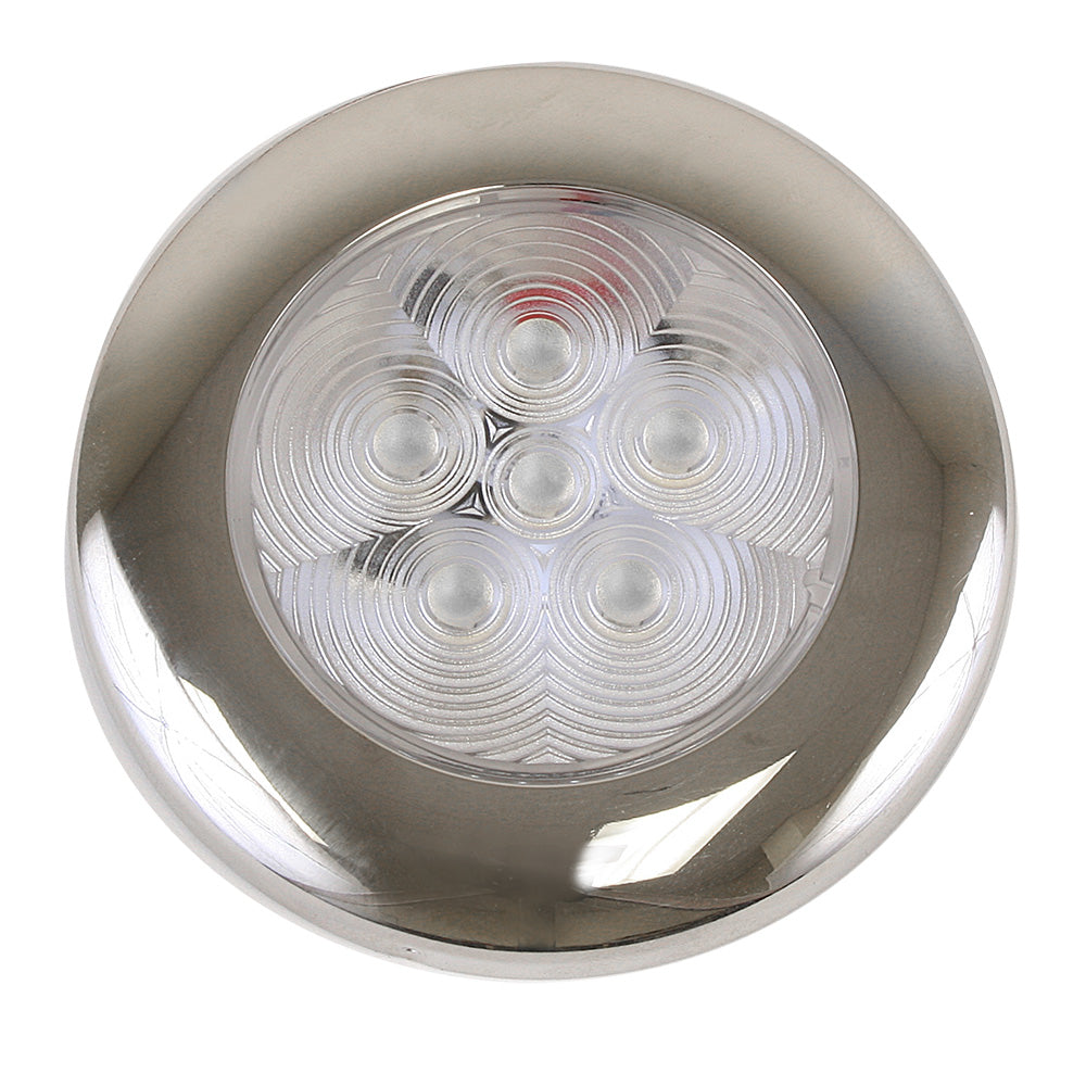 Scandvik B3 Downlight Surface Mount  Blue  SS Trim  IP67  1224V 41321P