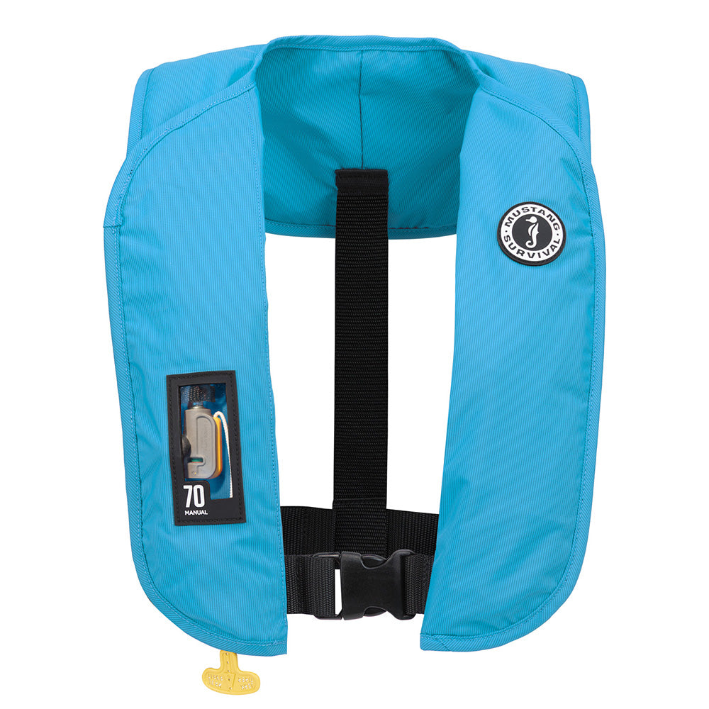 Mustang MIT 70 Manual Inflatable PFD Azure Blue MD40412680202