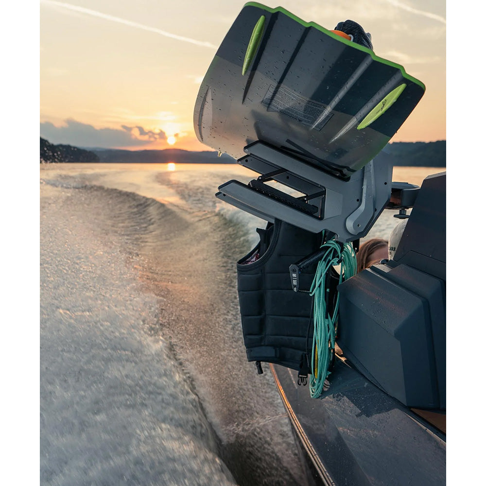 PTM Watersports ClampForce 30 Clamping Wake Board Rack Pair Silver P134919010TEBCL