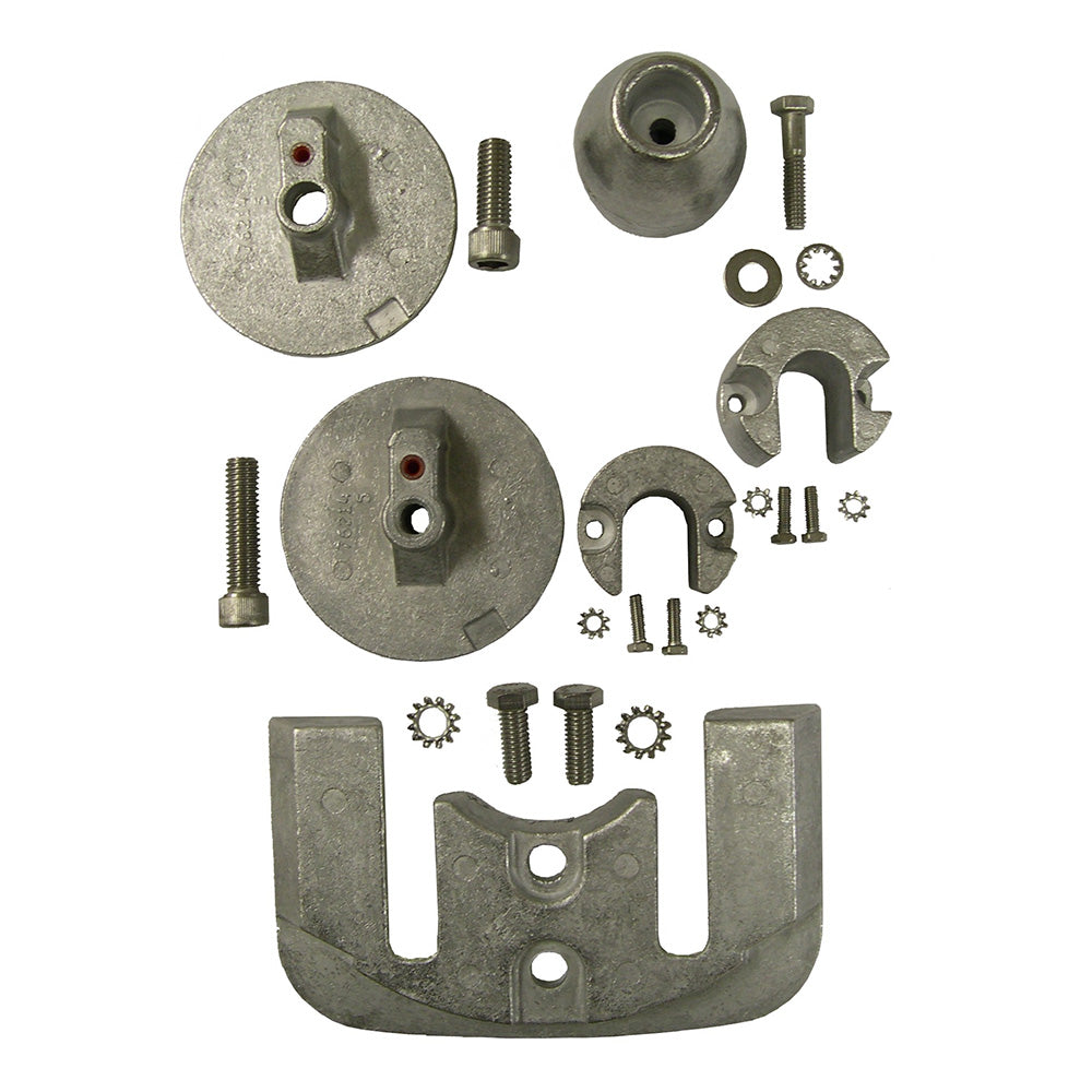 Performance Metals Mercruiser Bravo 3 2004  Later Complete Anode Kit  Aluminum 10165A