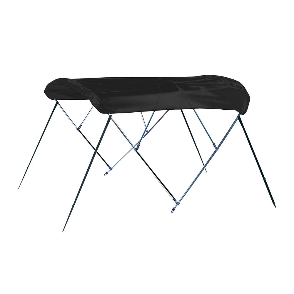 Carver 3 Bow 4681U Bimini Top wBoot Black Acrylic A4681UB02