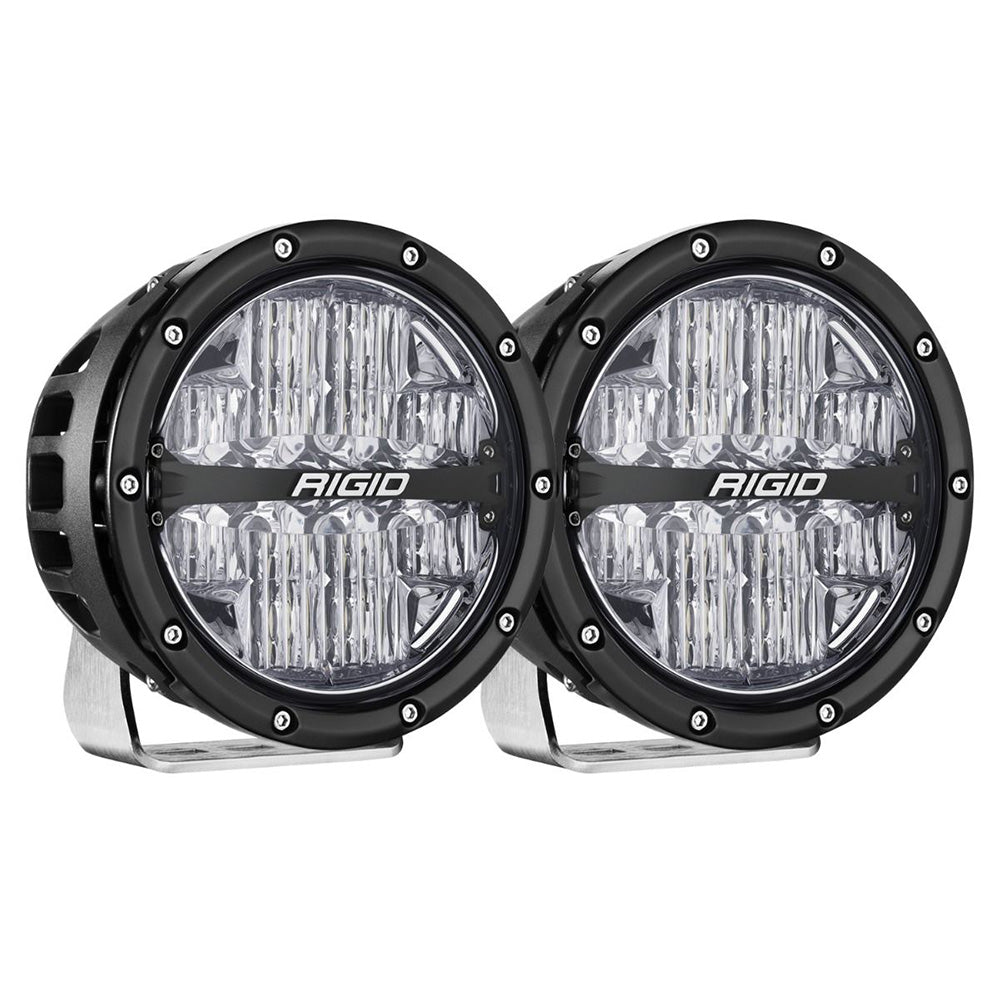 RIGID Industries 360Series RGBW 6 Offroad Lamp Drive Beam wRGBW Backlight Pods Set of 2 36411