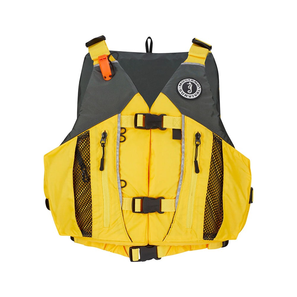 Mustang Solaris Foam Life Vest XLXXL YellowGrey MV807002222XLXXL