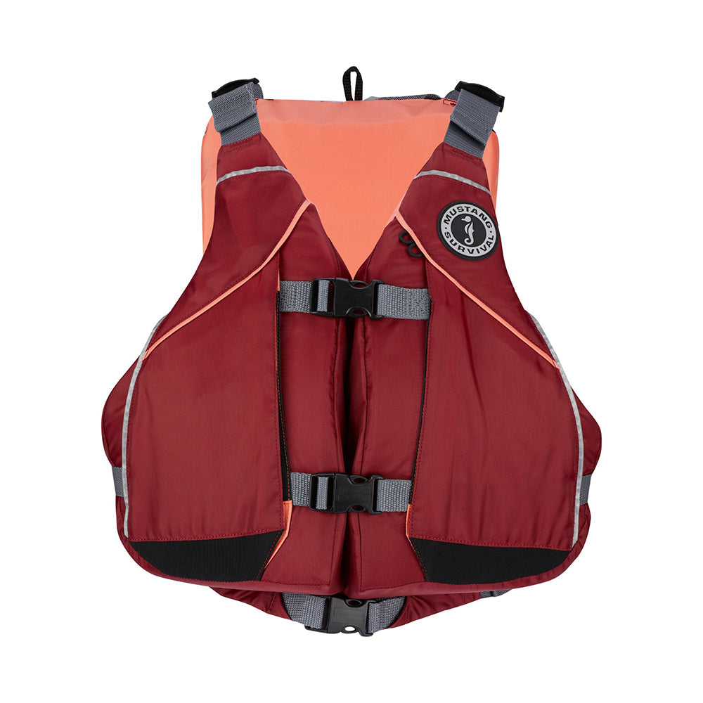 Mustang Womens Moxie Foam Life Vest XSS MerlotCoral MV807502857XSS