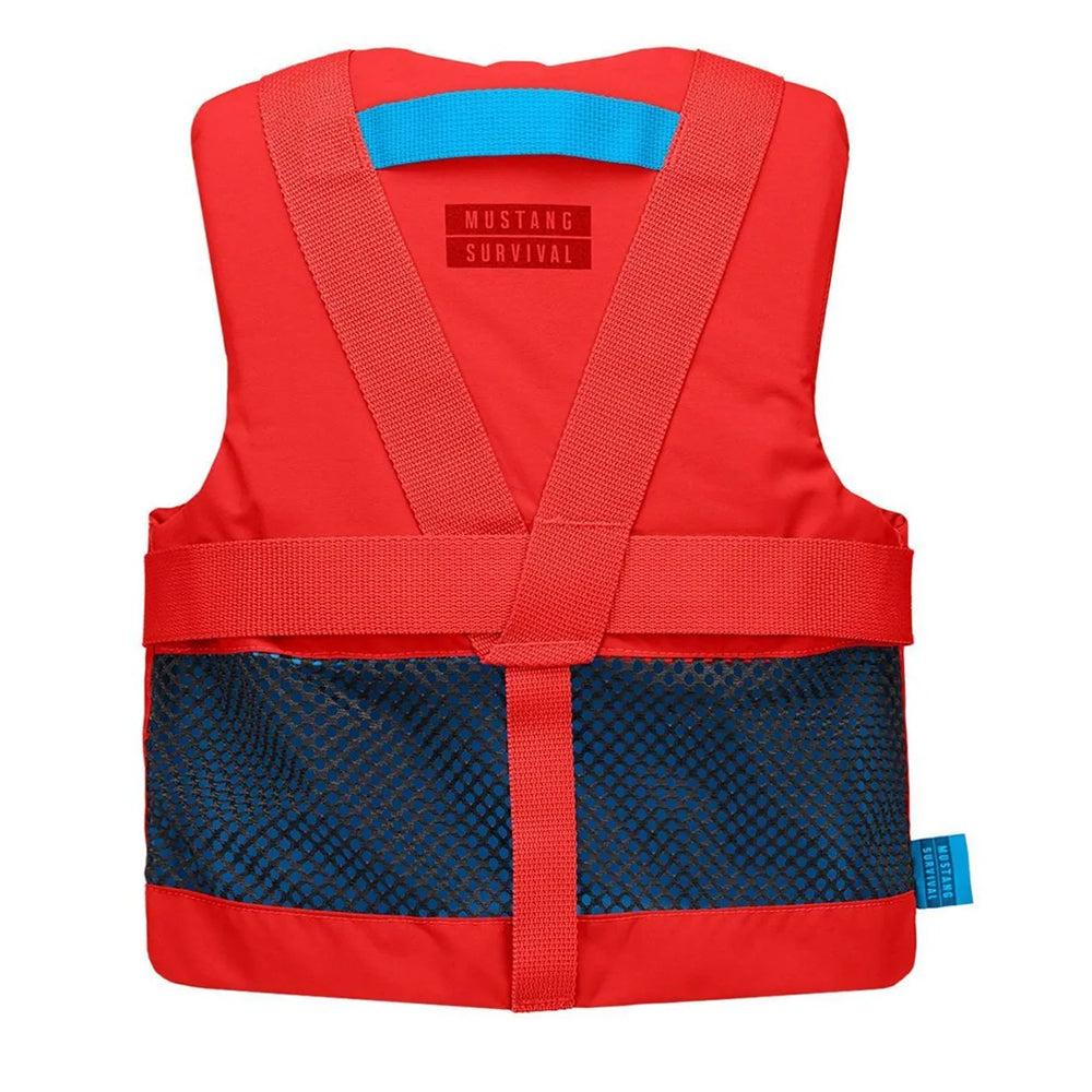 Mustang Youth REV Foam Life Vest  Imperial Red MV3570022770