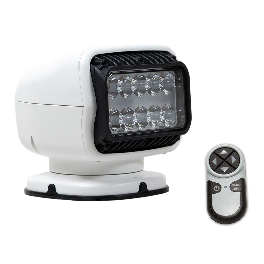 Golight GT Series LED Hybrid Light Permanent Mount wHandheld Wireless Remote  12V  White 20008GT