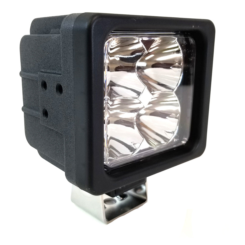 Golight GXL LED Work Light Series Spot Light Fixed Mount wNo Remote  12V  Black 4024