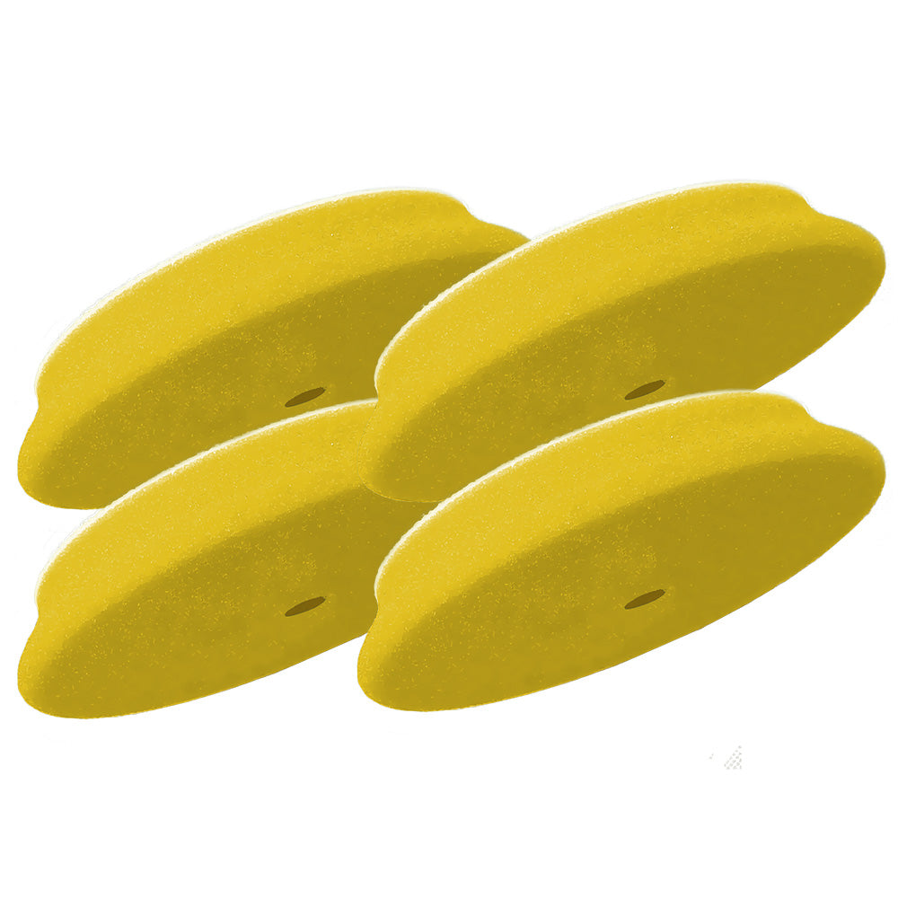 RUPES DA Fine Finishing Foam Pad 70mm  Yellow 4Pack 9DA70M4