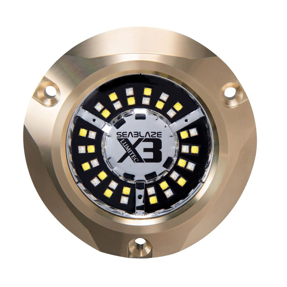 Lumitec SeaBlaze X3 LED Underwater Light Dual Color WhiteBlue 101945