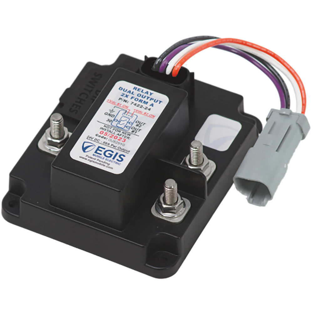 Egis TH3 Dual Relay 2 x 80A 24V 742224
