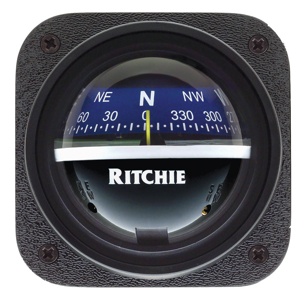 Ritchie V537B Explorer Compass Bulkhead Mount Blue Dial V537B