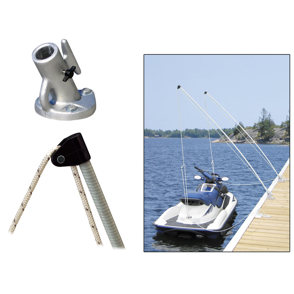 Dock Edge Economy Mooring Whips 8ft 2000 LBS up to 18ft 3100F
