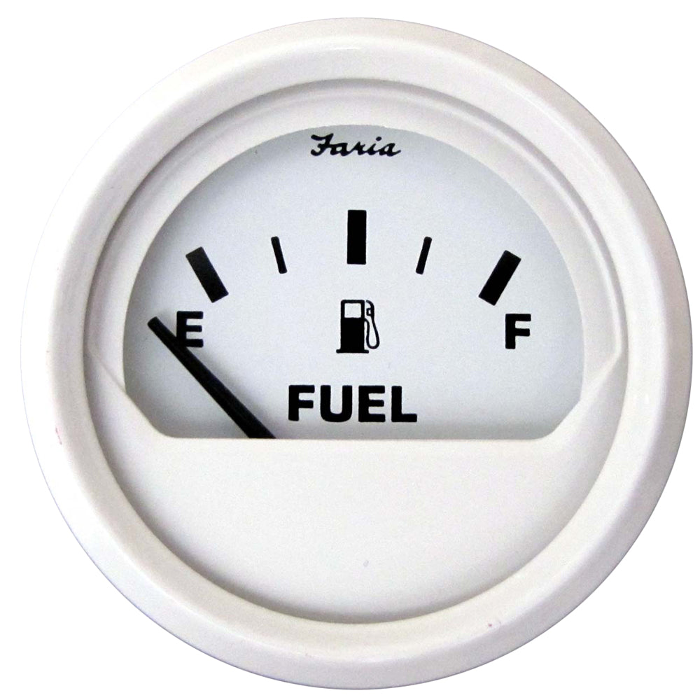 Faria Dress White 2 Fuel Level Gauge E12F 13101