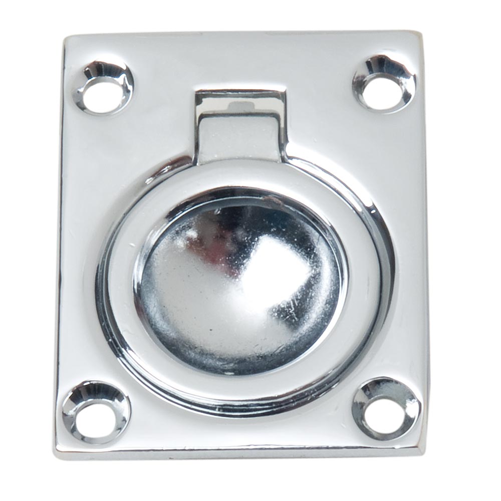 Perko Flush Ring Pull Chrome Plated Zinc 0841DP0CHR