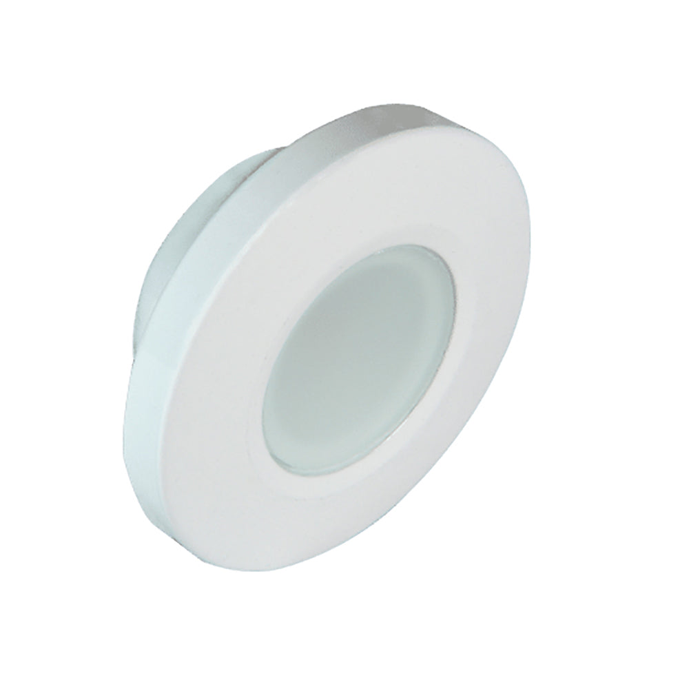 Lumitec Orbit Flush Mount Down Light Blue NonDimming Red NonDimming White Dimming wWhite Housing 112528