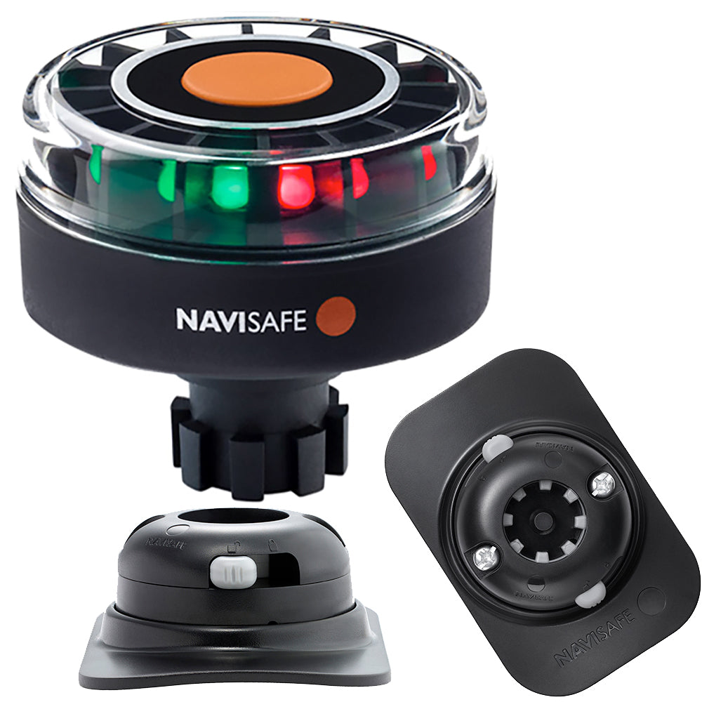 Navisafe Navilight Tricolor 2NM wNavibolt Base RIB Mount Black 342KIT2