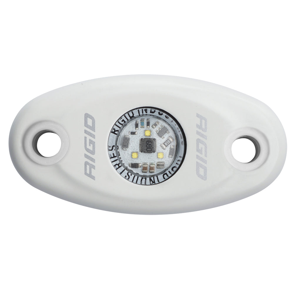RIGID Industries ASeries White Low Power LED Light Single White 480153