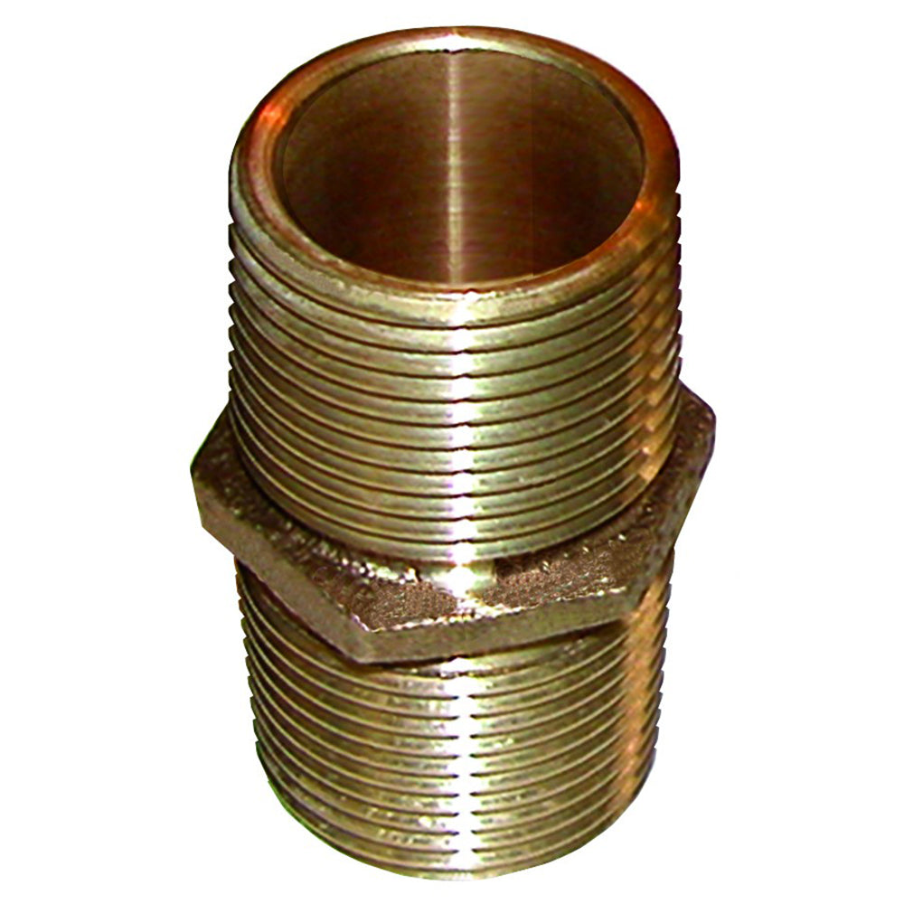 GROCO Bronze Pipe Nipple  212 NPT PN2500
