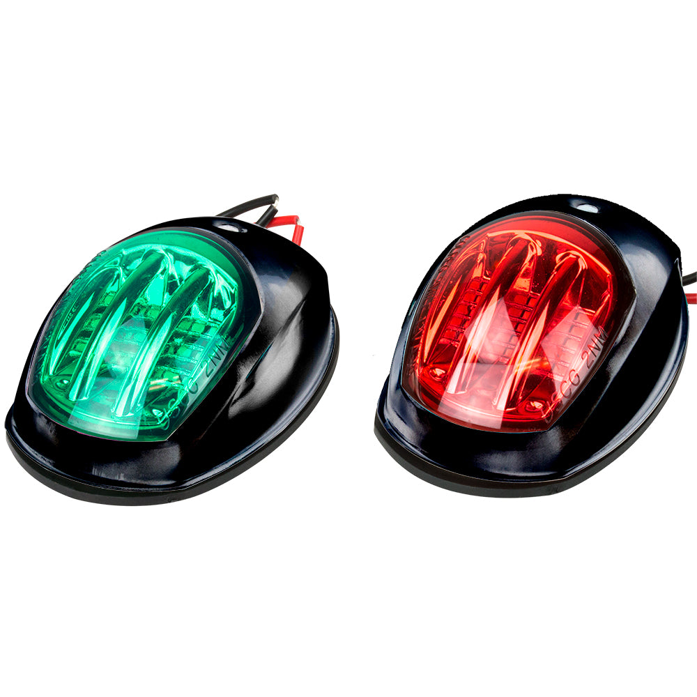 SeaDog Black LED Navigation Lights  Port  Starboard 4000731