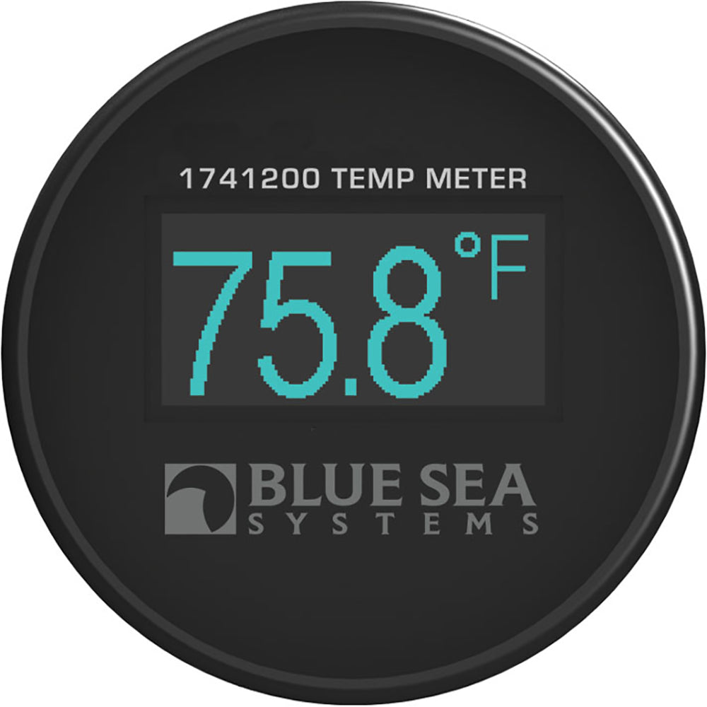 Blue Sea 1741200 Mini OLED Temperature Monitor  Blue 1741200
