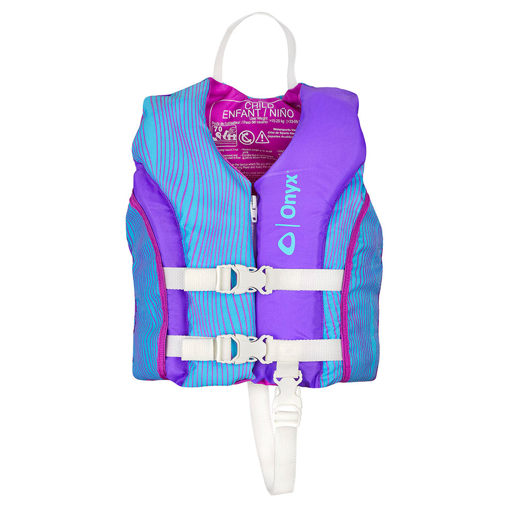Onyx Shoal All Adventure Child Paddle  Water Sports Life Jacket  Purple 12100060000121