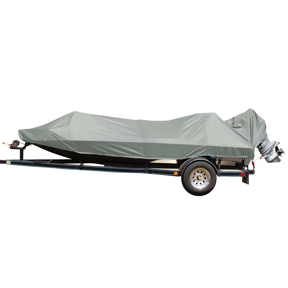 Carver PolyFlex II Extra Wide Series StyledtoFit Boat Cover f175 Jon Style Bass Boats Grey 77817EF10