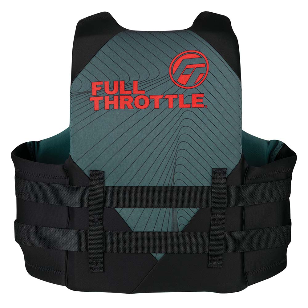 Full Throttle Adult RapidDry Life Jacket SM GreyBlack 14210070103022