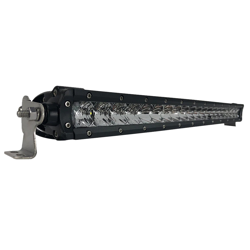 Black Oak 20 Single Row LED Light Bar Combo Optics Black Housing Pro Series 30 20CS5OS