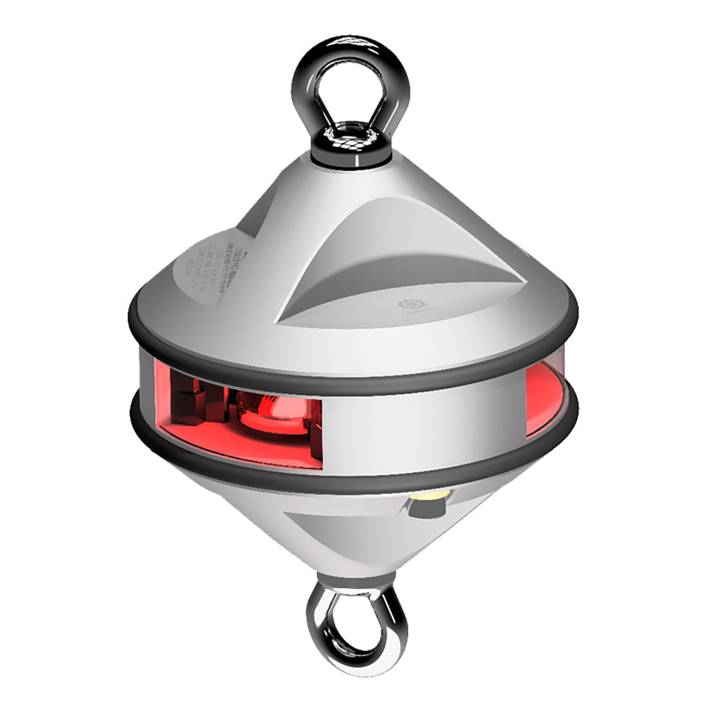 Lopolight Series 200014  Hoist Light  2NM  Red  Silver Housing 200014G2H1C