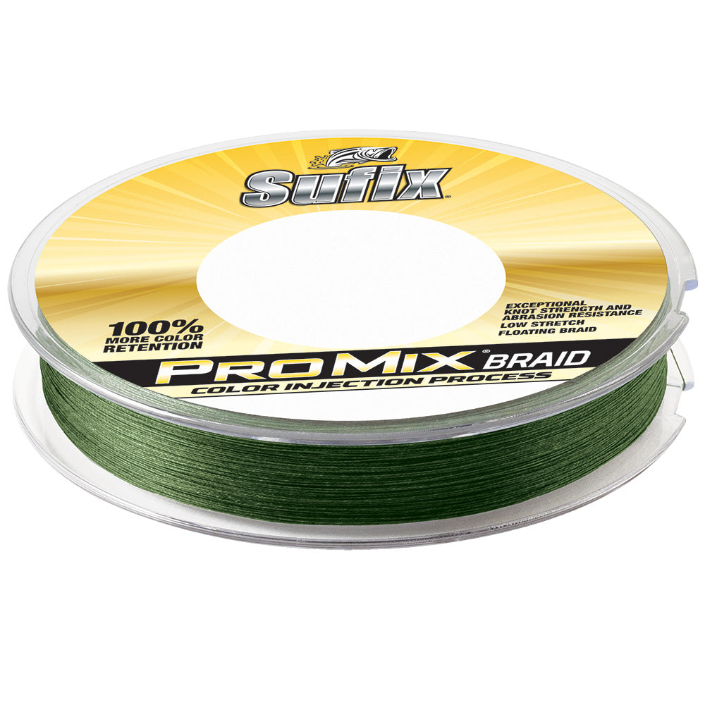 Sufix ProMix Braid  15lb  LowVis Green  300 yds 630115G