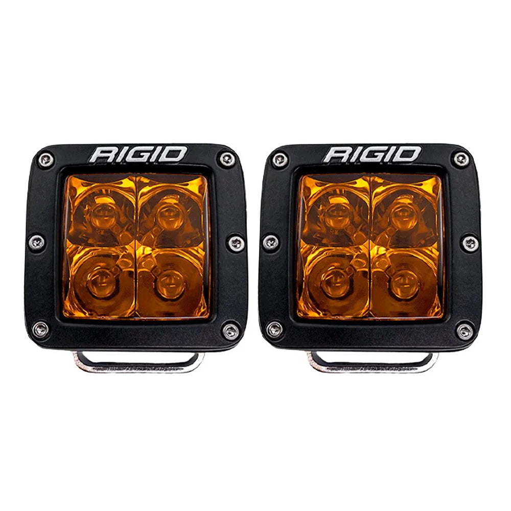 RIGID Industries DSeries Spot wAmber Pro Lens Pair 20252