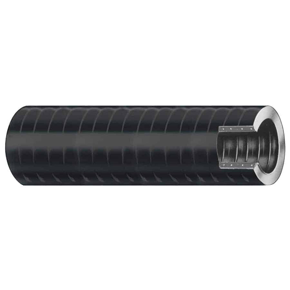Trident Marine 112 VAC XHD Bilge  Live Well Hose  Hard PVC Helix  Black  Sold by the Foot 1491126FT