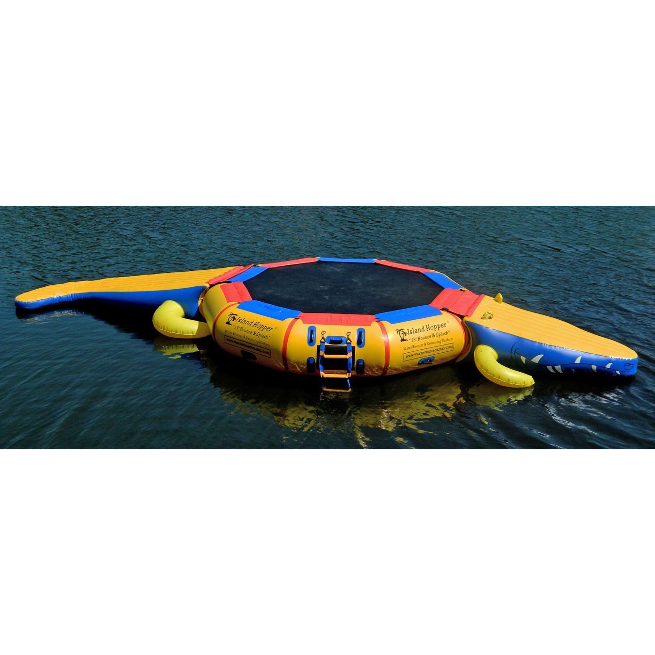 Island Hopper 13′ Gator Monster Water Bouncer Water Park GWPARK13