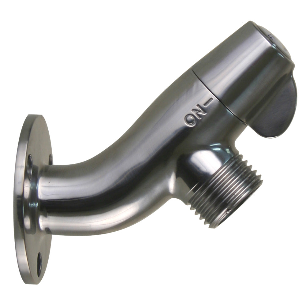 Scandvik Ceramic Angled Washdown Valve  SS Spigot 10175P