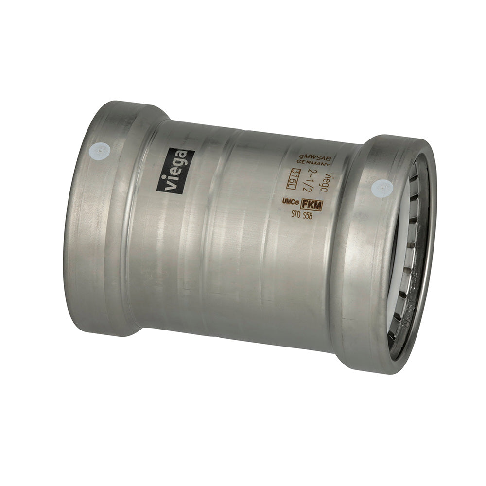 Viega MegaPress 316 FKM 212 Slip Coupling wo Stop 98360