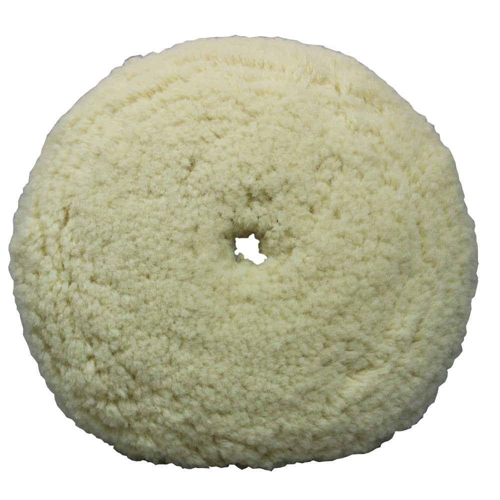 Presta White Wool Aggressive Cutting Pad  9 890141