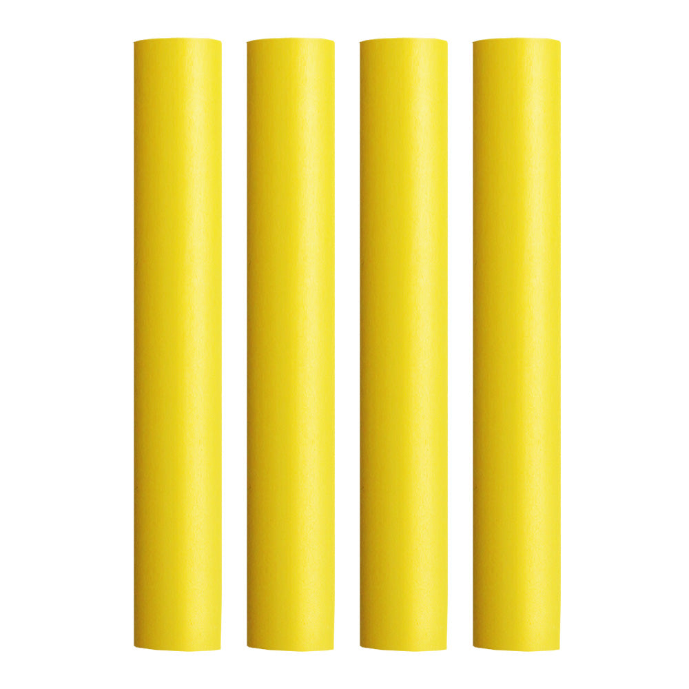 Pacer Battery Cable Heat Shrink Tubing  34 x 12  Yellow 4Pieces BEHS3412YL4