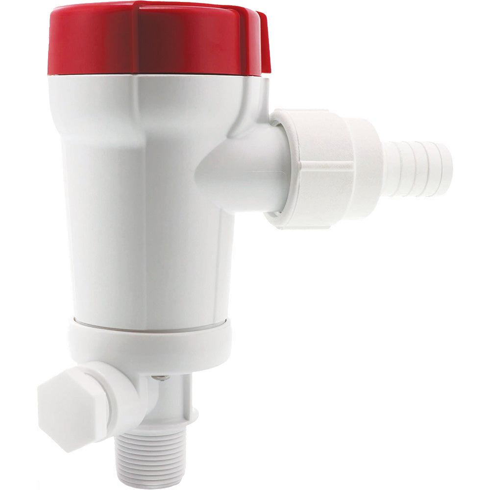 Rule 500 GPH Livewell Pump Straight Seacock Inlet 601FC