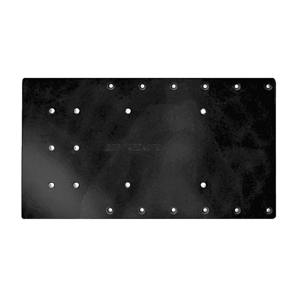 Sea Brackets 18 Straight Trolling Motor Plate fMinn Kota Quest  Black SEA2320BLK