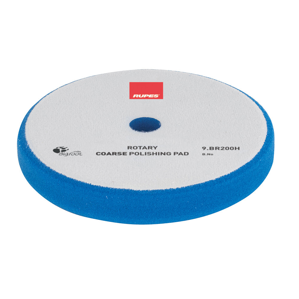 RUPES Rotary Coarse Polishing Foam Pad 175180mm  Blue 9BR200H