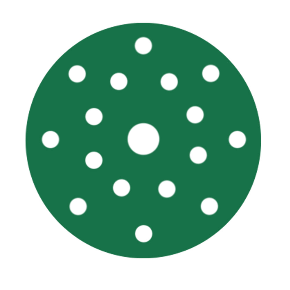 RUPES PROCUT Film Abrasive Discs 125mm 5  17 Holes  P320 Grit Box of 50pcs 945FC320