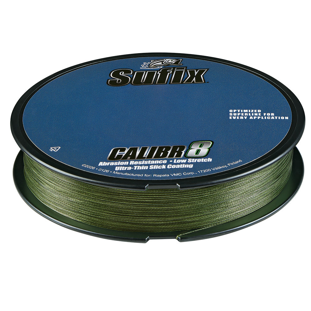 Sufix Calibr8 Braid 300yds 6lb  Low Vis Green 694106G