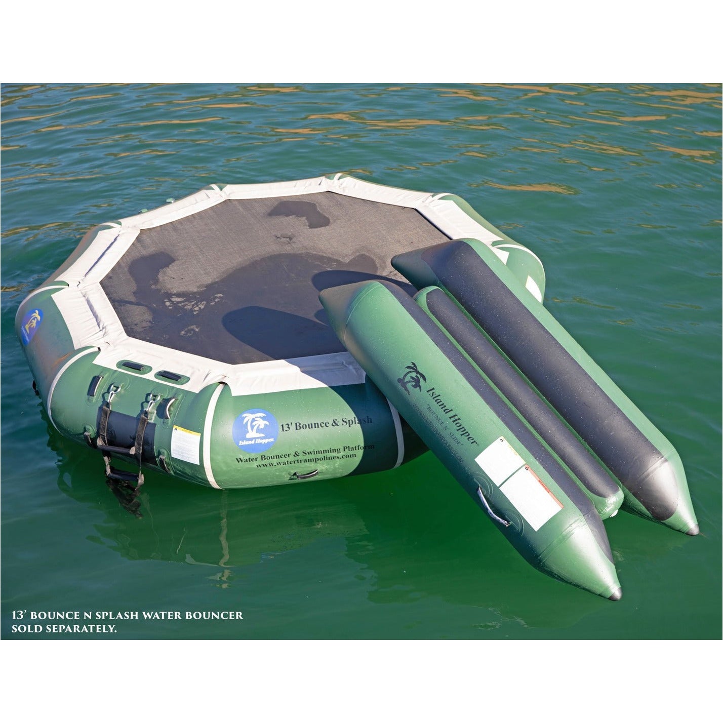 Island Hopper Bounce N Slide Water Trampoline attachment