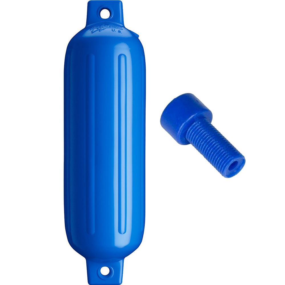 Polyform G3 Twin Eye Fender 55 x 19  Blue wAdapter G3 BLUE WAIR ADAPTER