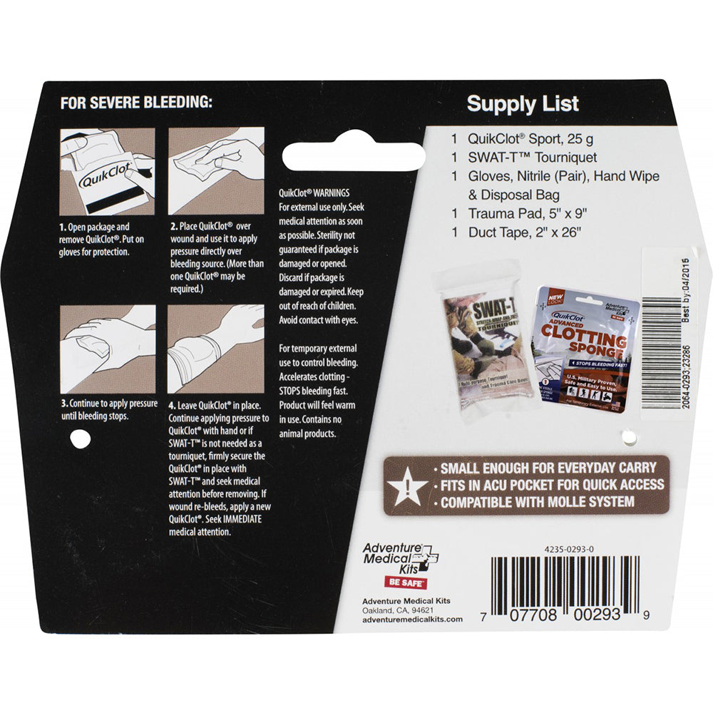 Adventure Medical Trauma Pak Pro wQuikClot Torniquet 20640293