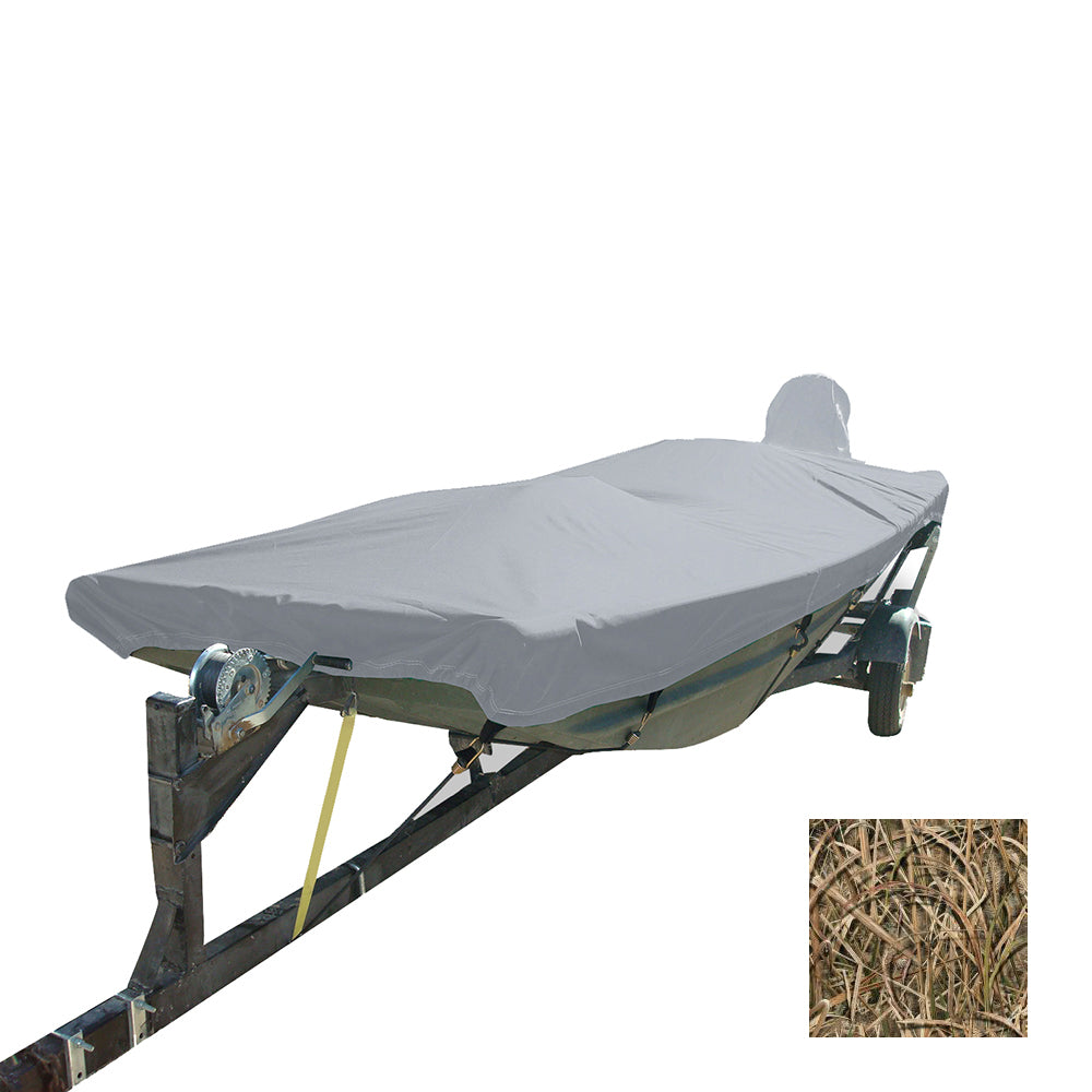 Carver Performance PolyGuard StyledtoFit Boat Cover f165 Open Jon Boats  Shadow Grass 74203CSG