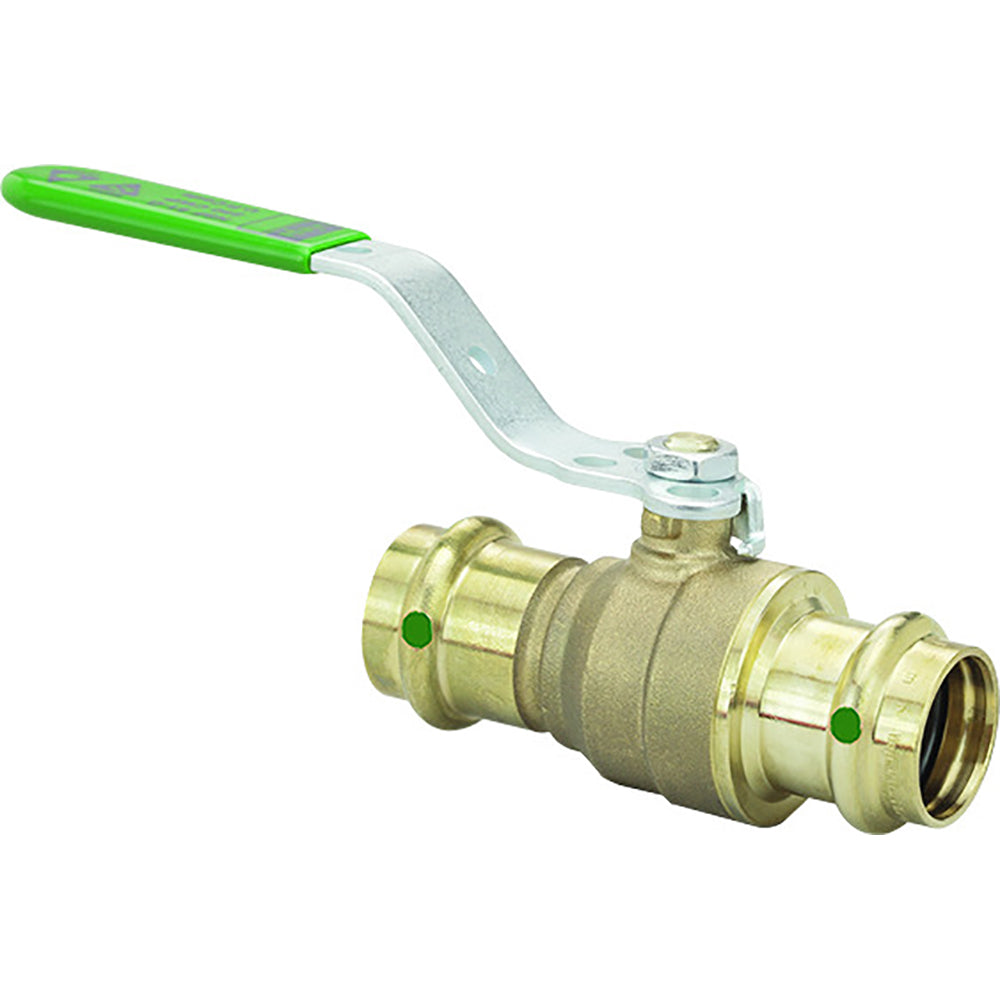 Viega ProPress 12 Zero Lead Bronze Ball Valve wStainless Stem  Double Press Connection  Smart Connect Technology 79923