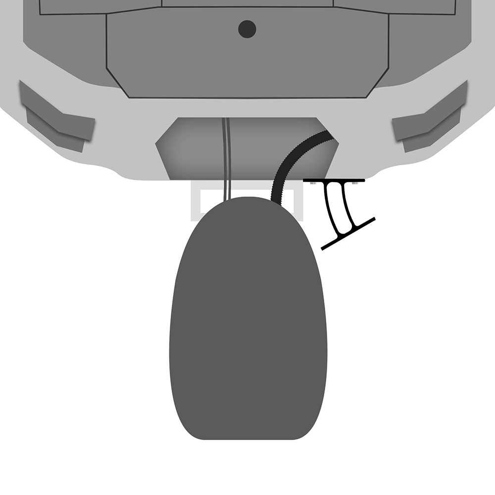 Minn Kota Raptor Direct Mount Angle Bracket  Black 1810371