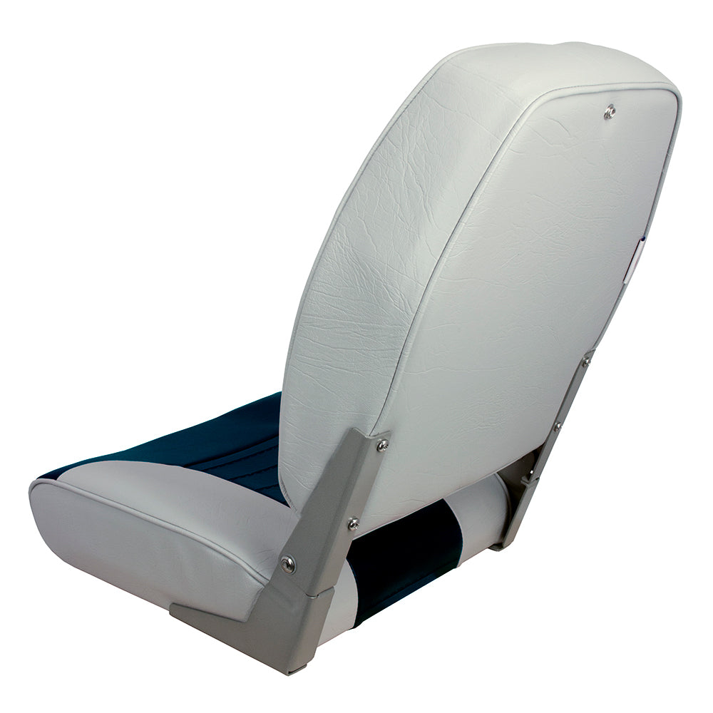 Springfield High Back MultiColor Folding Seat  BlueGrey 1040661