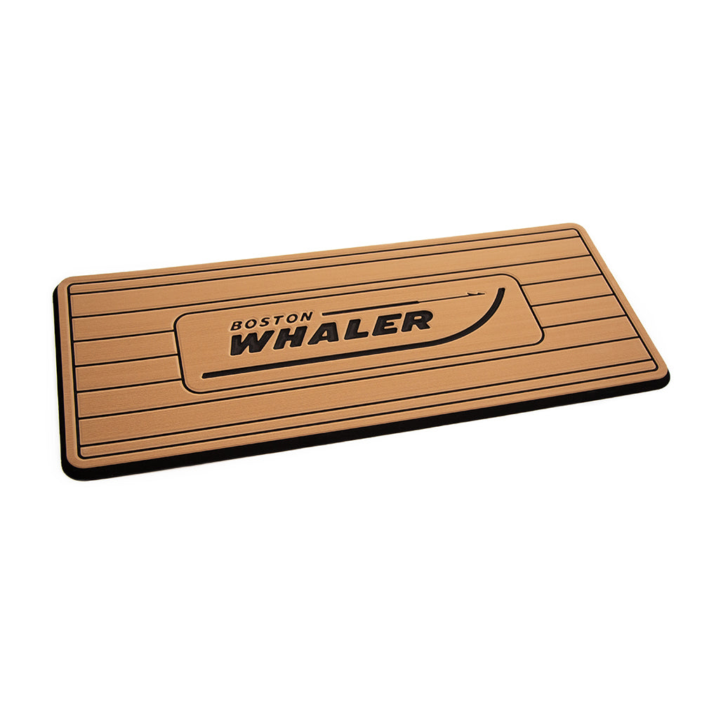 SeaDek Boston Whaler Helm Pad  MochaBlack Brushed wRouted Teak Lines 3961580327